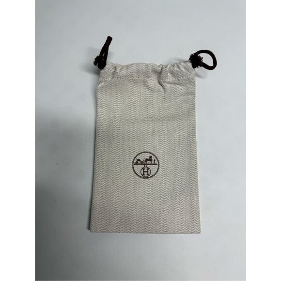 Authetic Hermes Drawstring Dust Bag Size 5 X 8 Inches - Picture 1 of 5